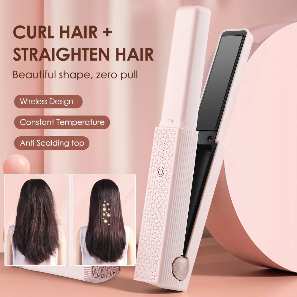 Lisseur cheveux sans fil USB céramique Veloria Hair - vue d'ensemble