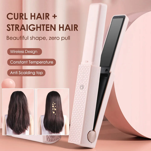 Lisseur cheveux sans fil USB céramique Veloria Hair - vue d'ensemble