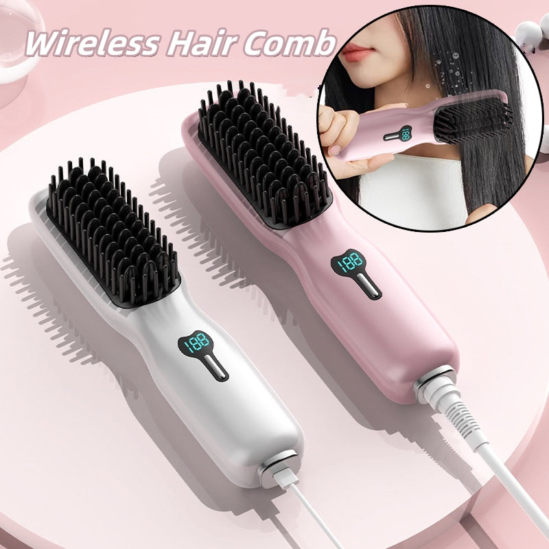 Peigne lissant sans fil USB Veloria Hair - vue d'ensemble