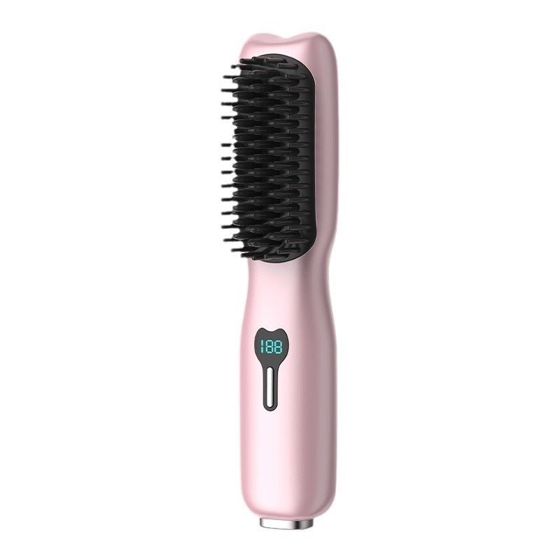 Peigne lissant USB 220°C - gros plan des dents céramique